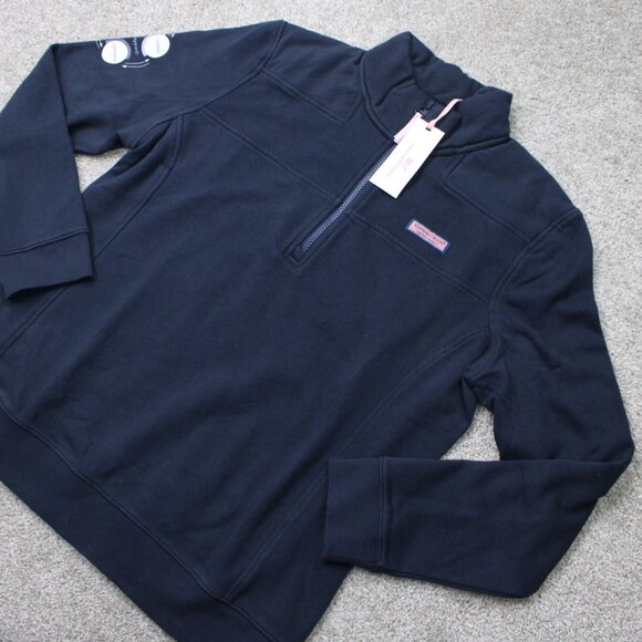 Vineyard Vines Sweatshirt NWT Mens Large Blue Collegiate Shep Shirt Ford Logo - Picture 3 of 16